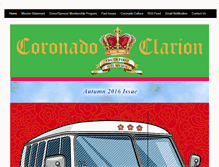 Tablet Screenshot of coronadoclarion.com